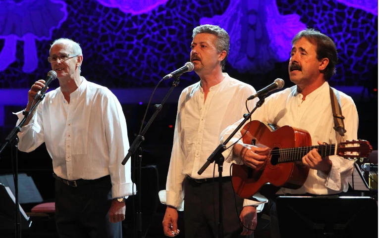 El grupo Port Bo, durante una actuación. 