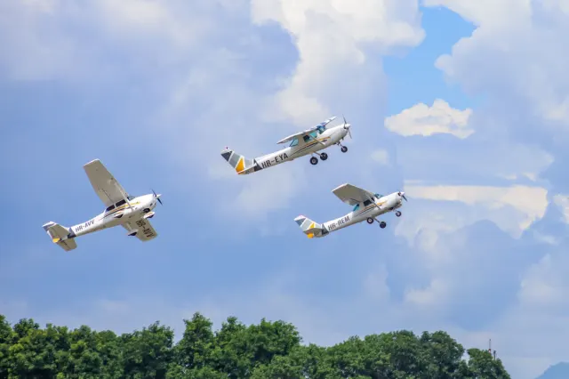 El Show Aéreo 2026 eleva las alas de la esperanza y solidaridad en San Pedro Sula